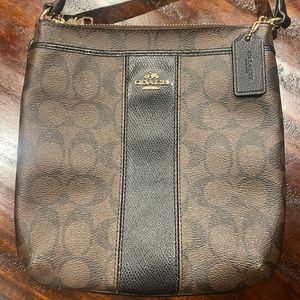 Coach Messenger Leather Crossbody Purse